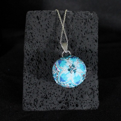 Llamador angelical azul